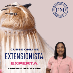 Portada oficial del curso Extensionista Experta, de Elizabeth Mateo (Belleza Educativa)