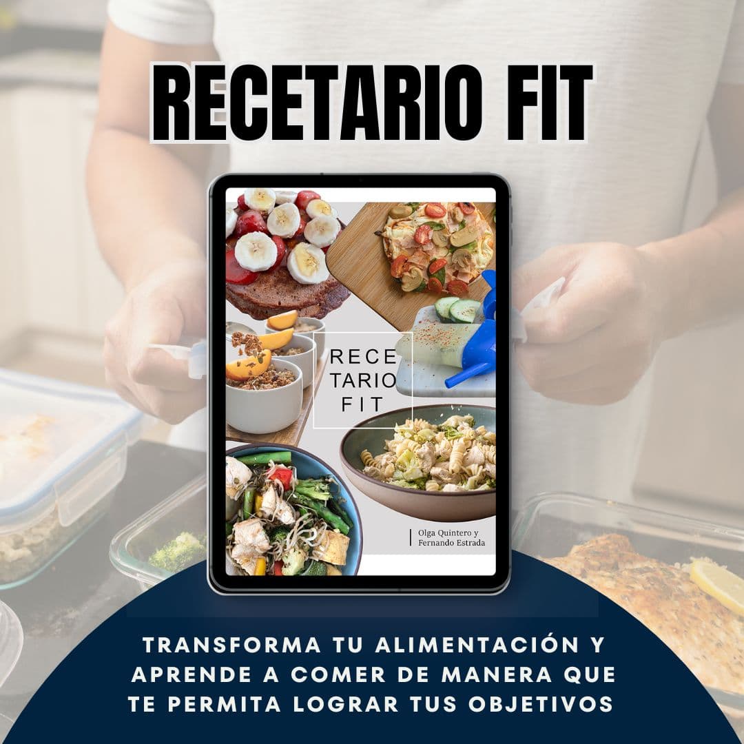 Portada oficial del curso Recetario Viviendo Fit, 4ta edición, de Olga Quintero y Fernando Estrada