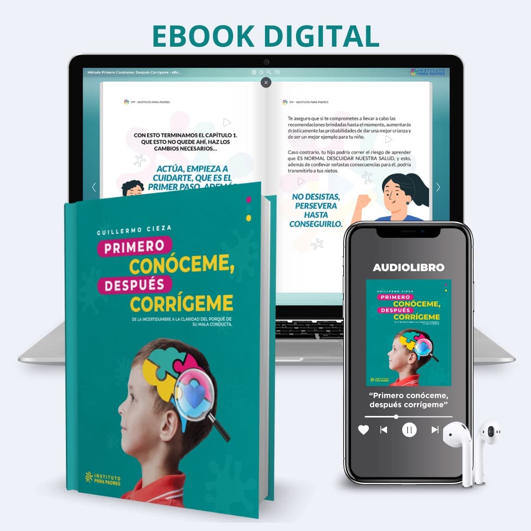 Portada oficial del curso Primero Conóceme, Después Corrígeme: el eBook del método PCDC, de Guillermo Cieza