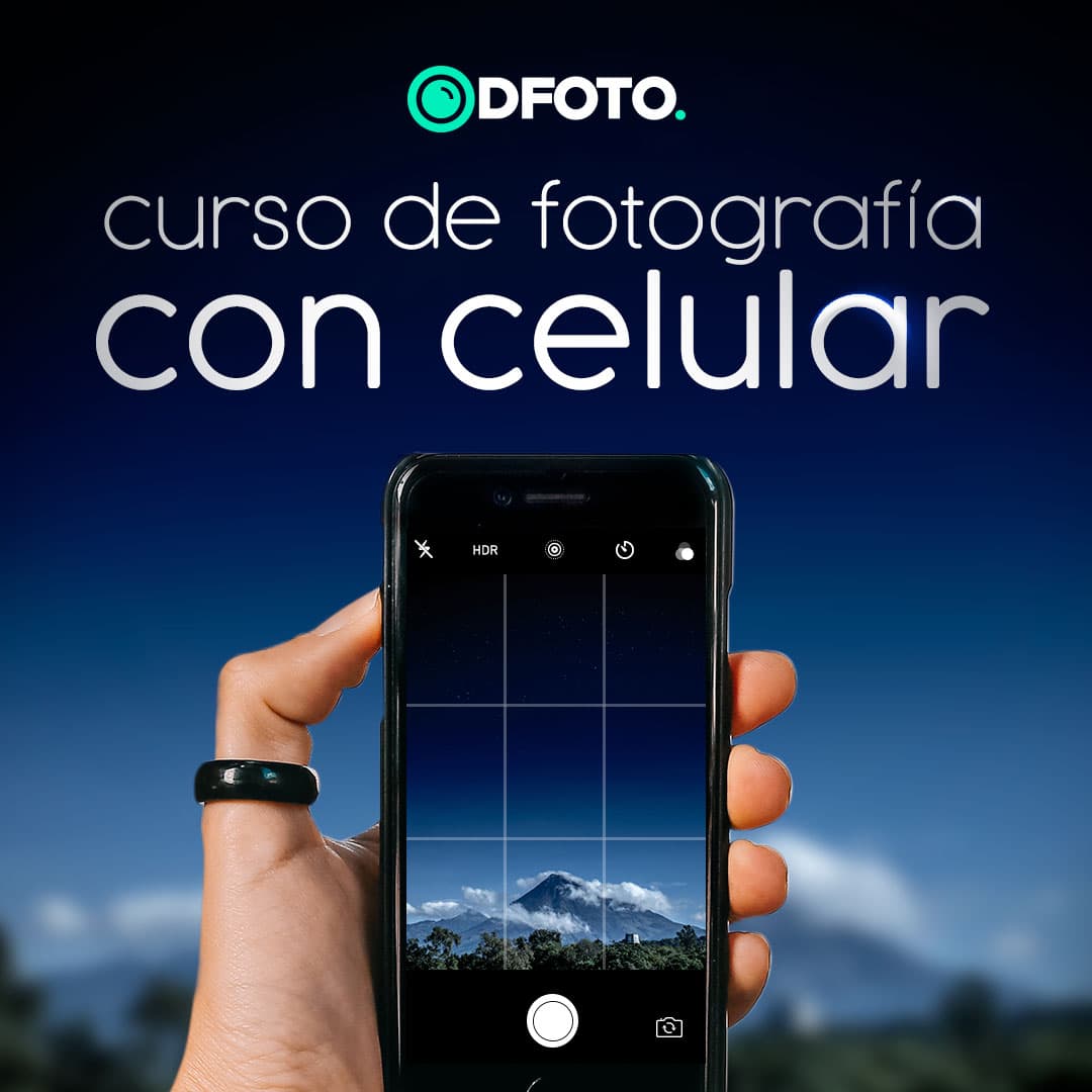 Portada oficial del curso Curso Básico de Fotografía con Celular de Dfoto, con Nash Gálvez
