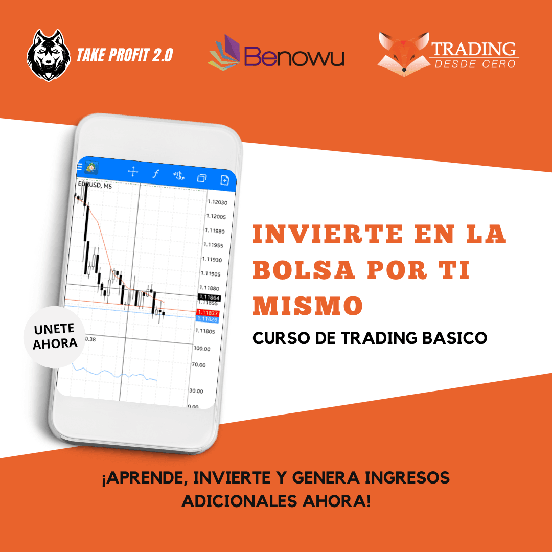 Portada oficial del curso Curso de Trading - Invierte en la bolsa por ti mismo — Take Profit 2.0