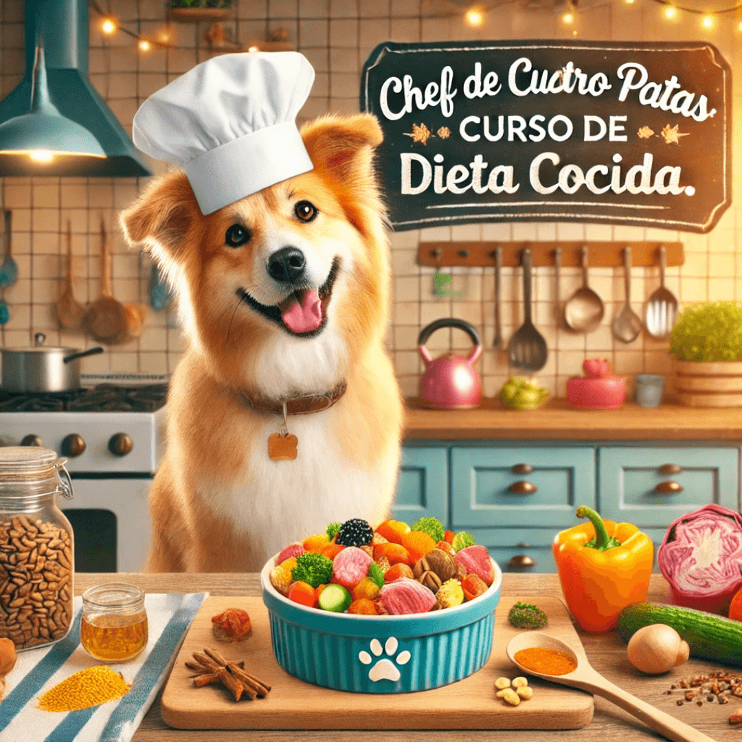 Portada oficial del curso Chef de Cuatro Patas: Dieta Cocida para Perros: Laura Pacheco
