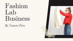 Portada oficial del curso Fashion Lab Business, de Tamara Press (Mon Atelier)
