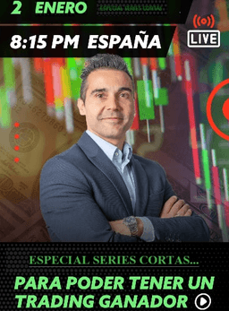 Portada oficial del curso Series Cortas de Trading, Scalping e Intradía, de Rubén López García